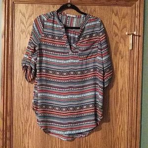 Women's Cupid's Diary V Notched Top